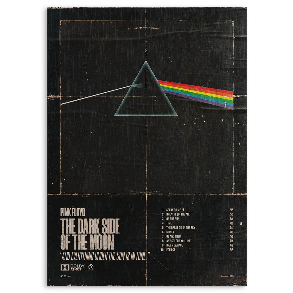 Pink Floyd Dark Side of the Moon Wood Print by OnWood Australia