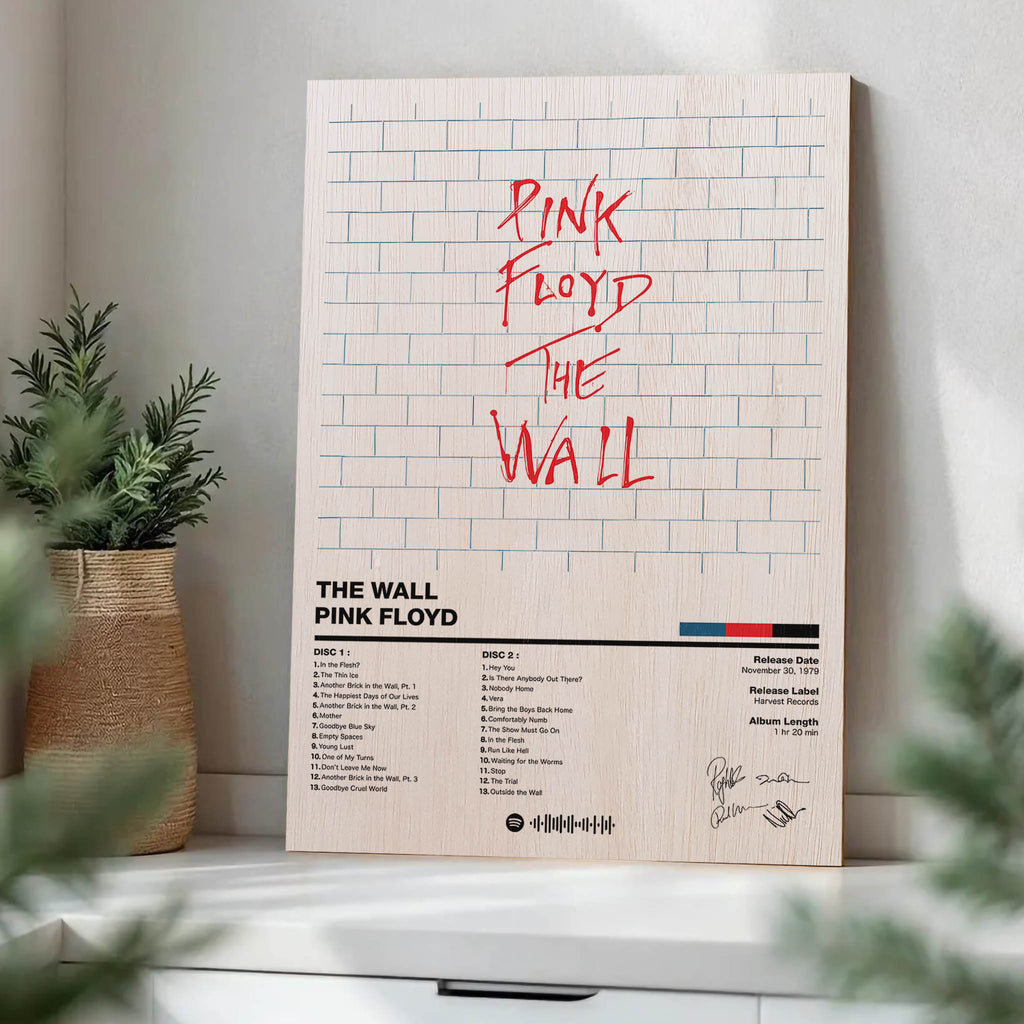 Pink Floyd the Wall Wood Print by OnWood Australia