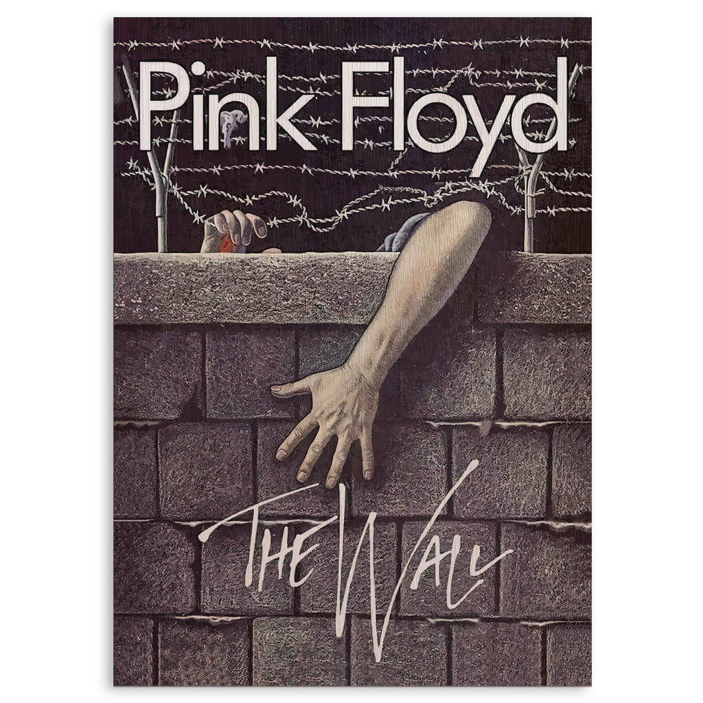 Pink Floyd the Wall Wood Print by OnWood Australia
