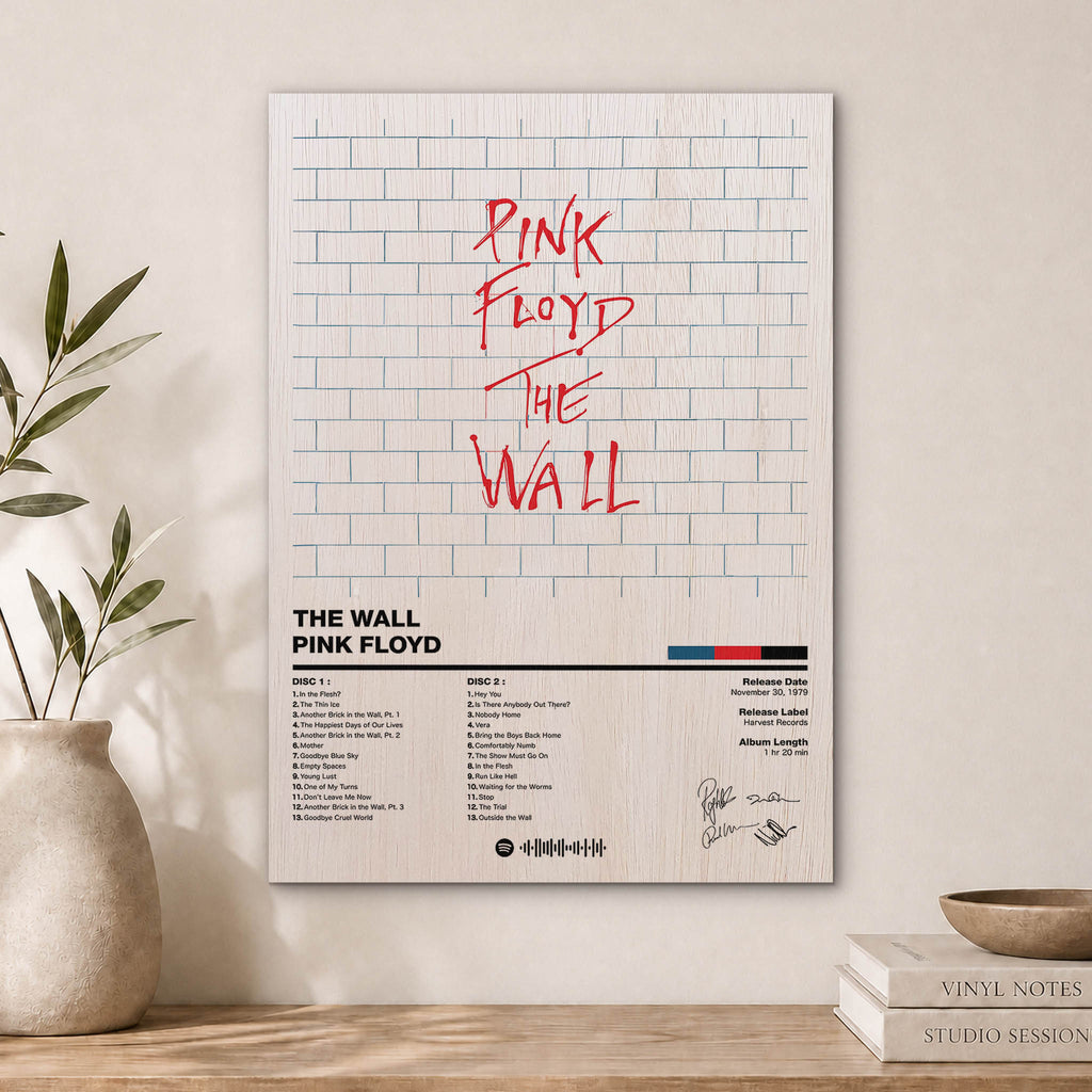 Pink Floyd the Wall Wood Print by OnWood Australia