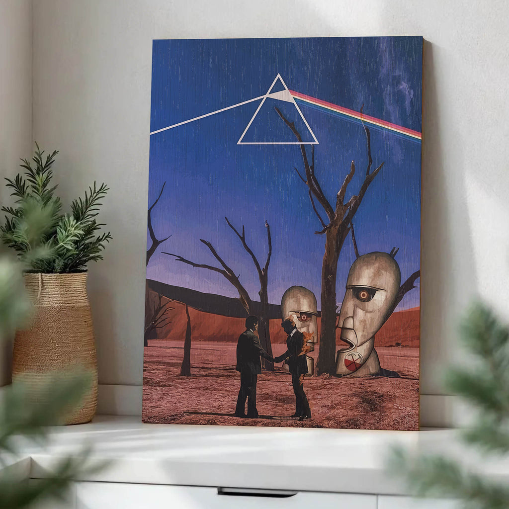Pink Floyd Wood Print by OnWood Australia