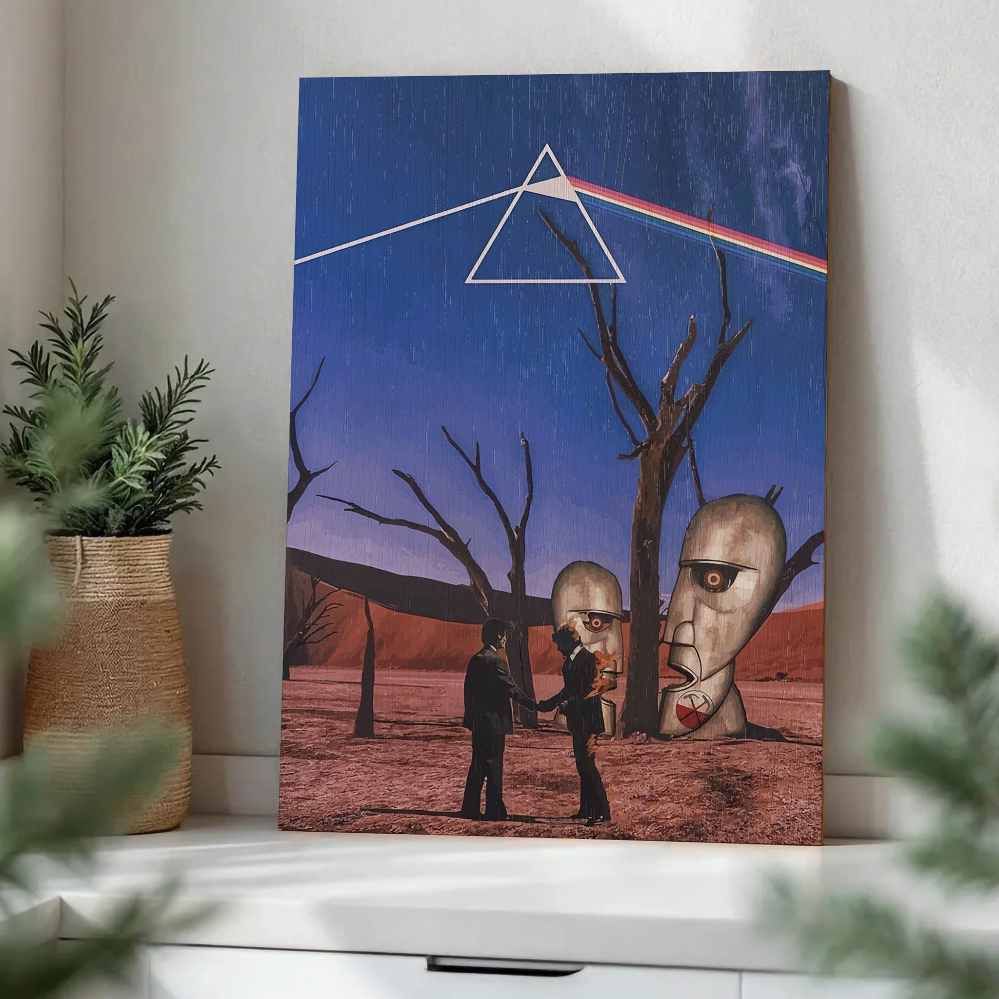 Pink Floyd Wood Print by OnWood Australia