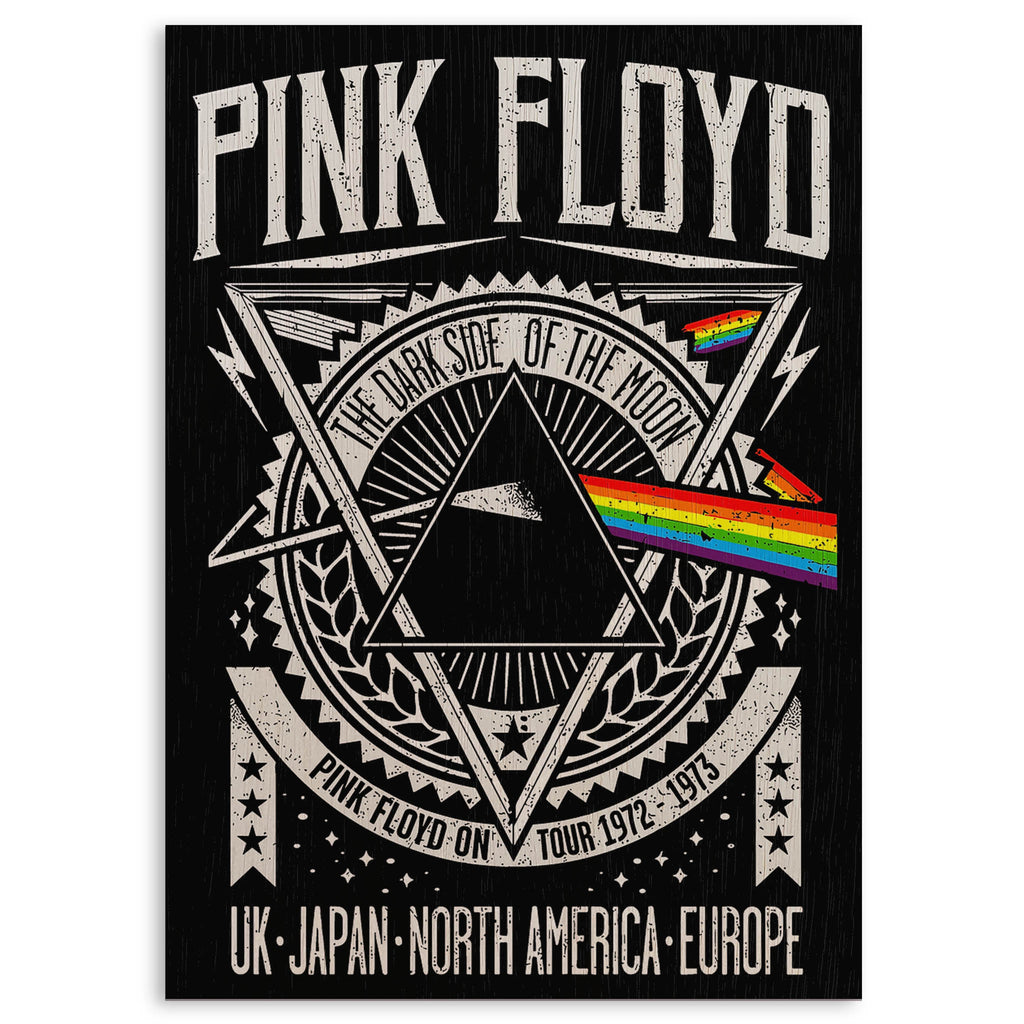 Pink Floyd Wood Print by OnWood Australia