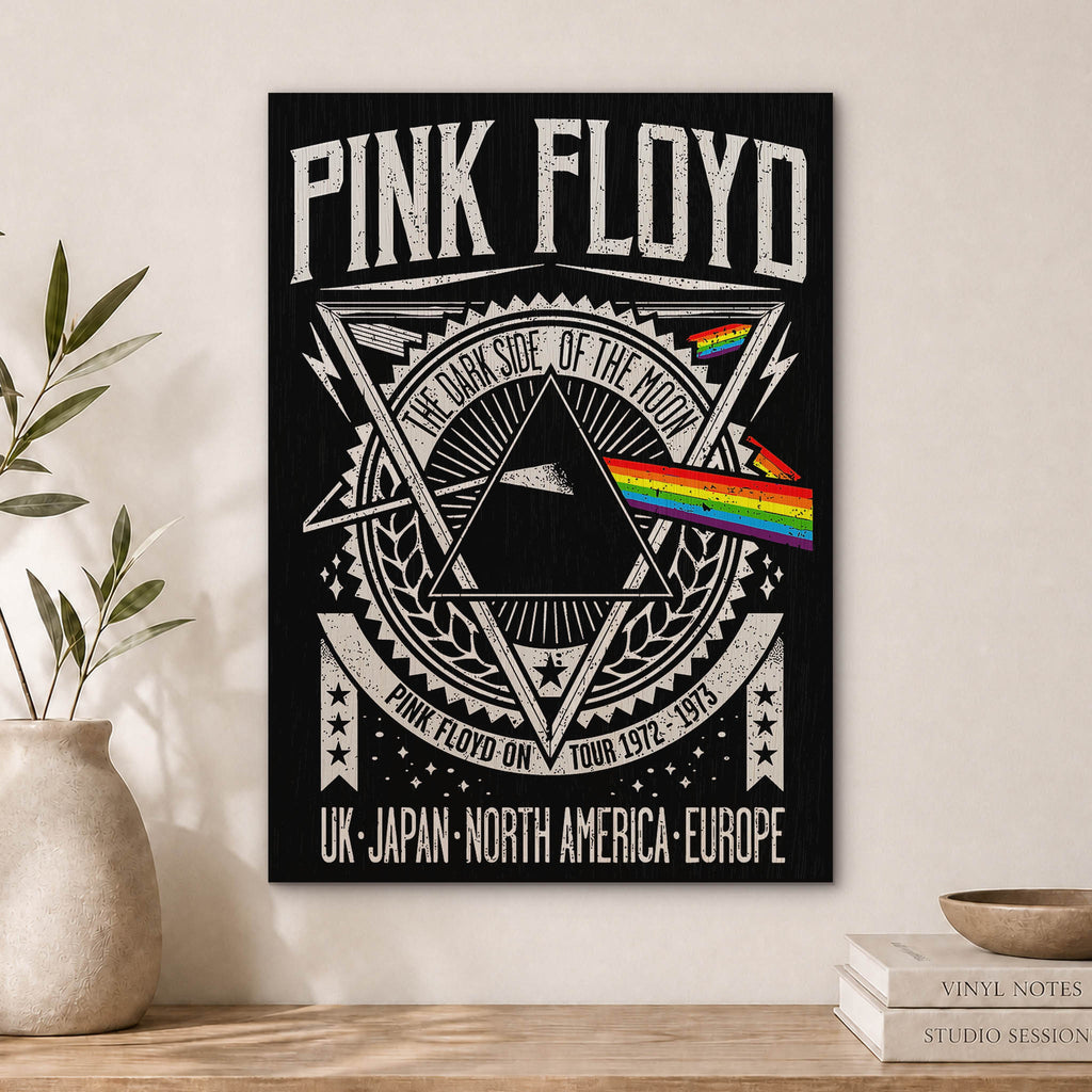 Pink Floyd Wood Print by OnWood Australia