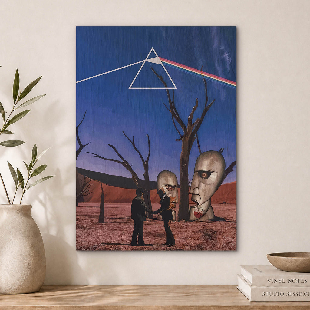 Pink Floyd Wood Print by OnWood Australia