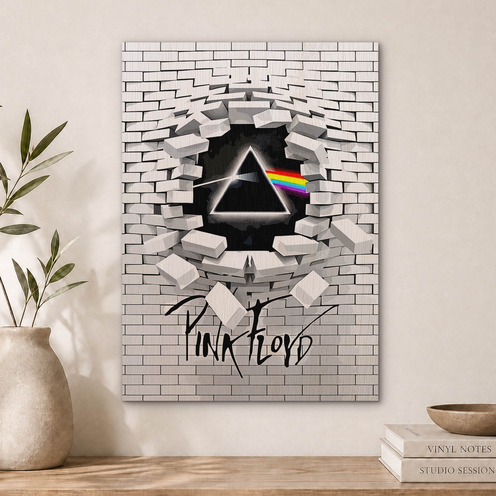 Pink Floyd Wood Print by OnWood Australia