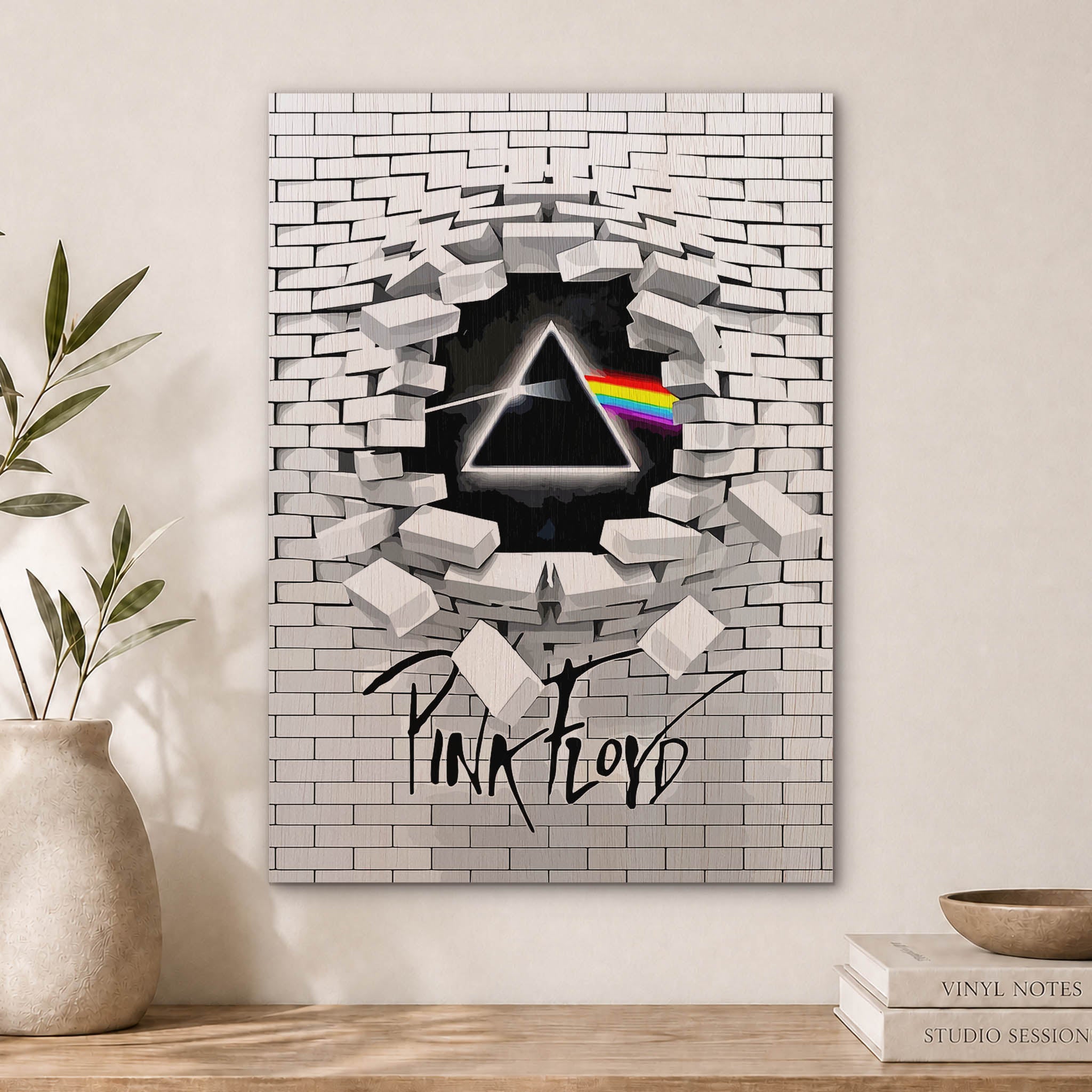 Pink Floyd Wood Print by OnWood Australia