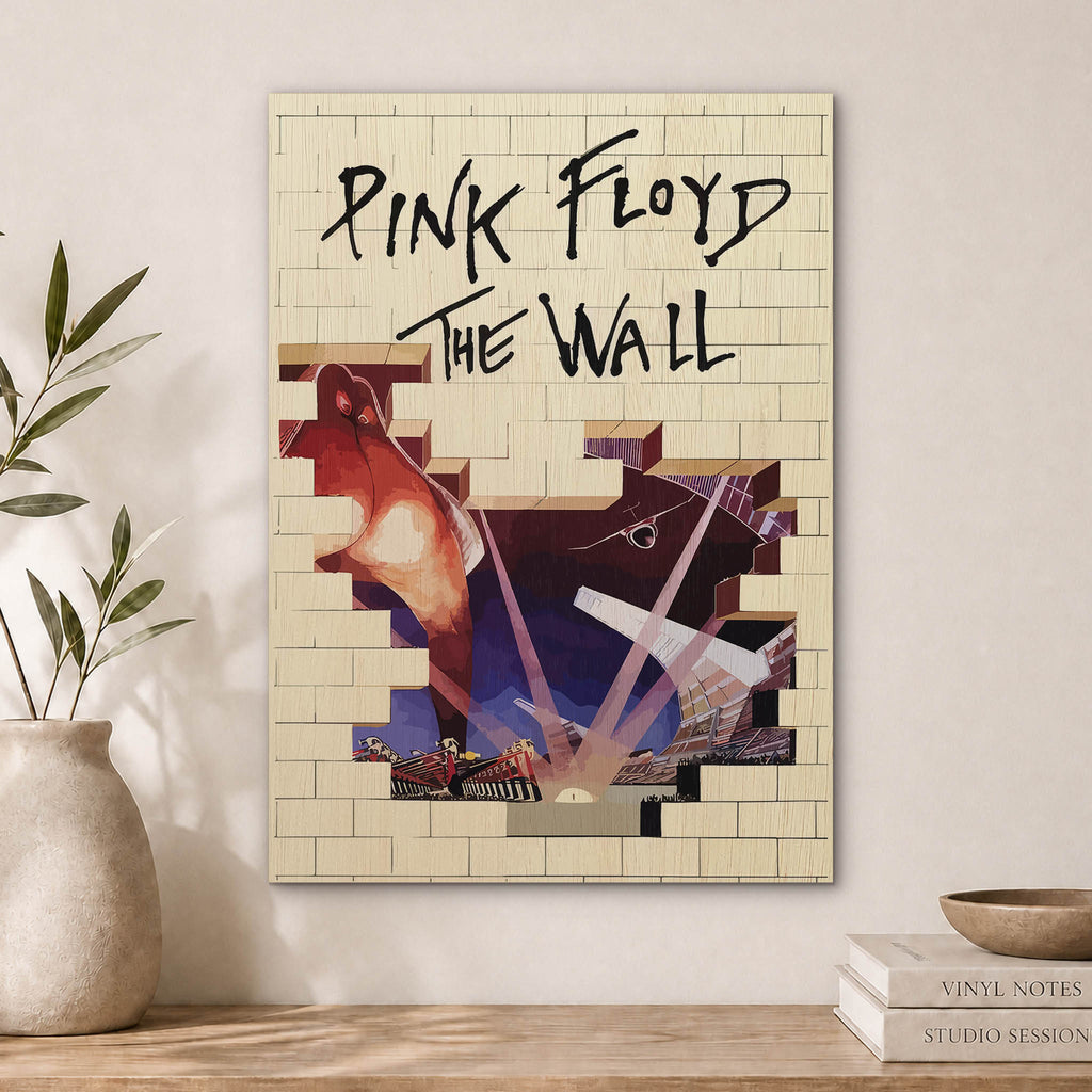 Pink Floyd Wood Print by OnWood Australia