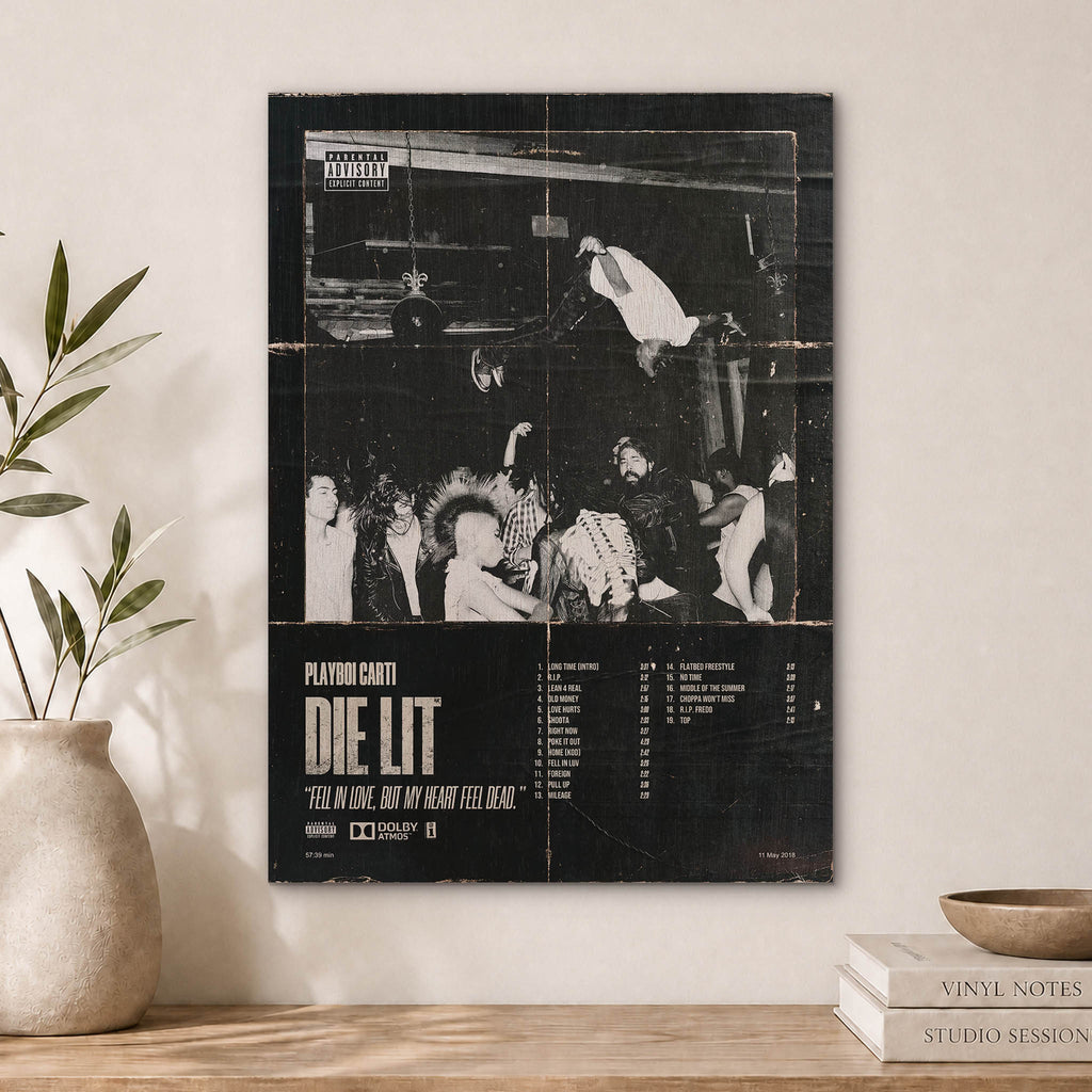 Playboi Carti Wood Print by OnWood Australia