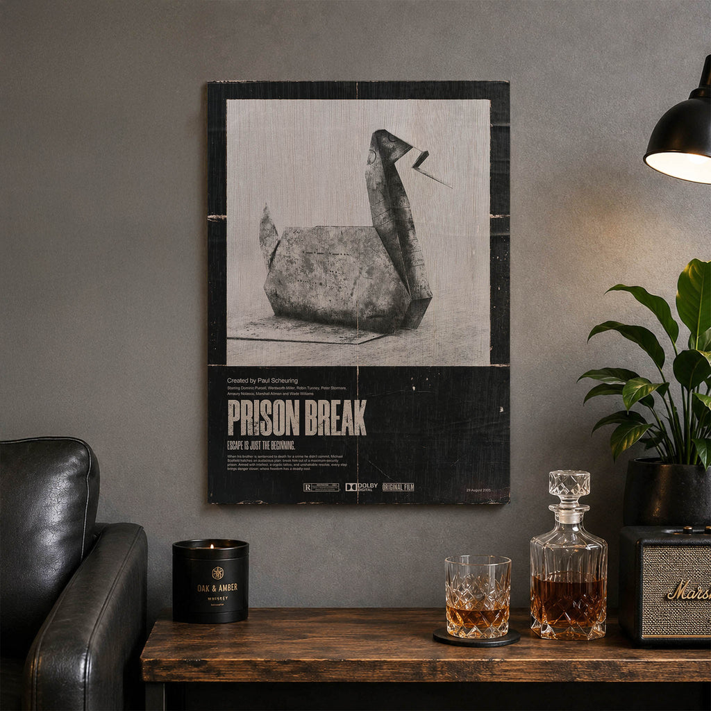 Prison Break Wood Print by OnWood Australia