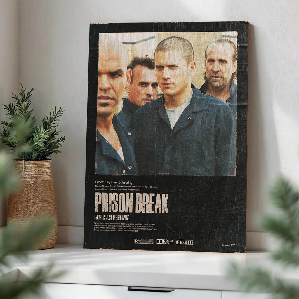 Prison Break Wood Print by OnWood Australia