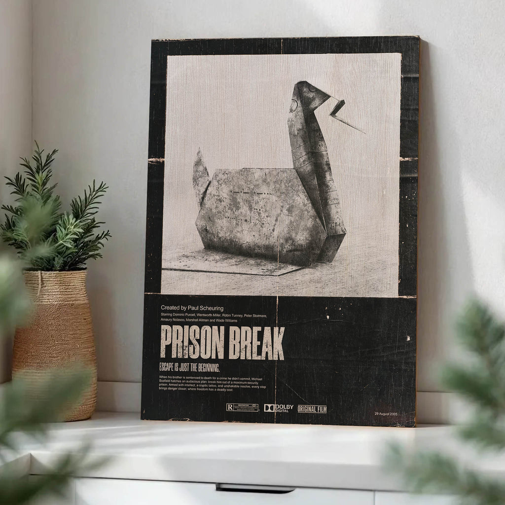 Prison Break Wood Print by OnWood Australia