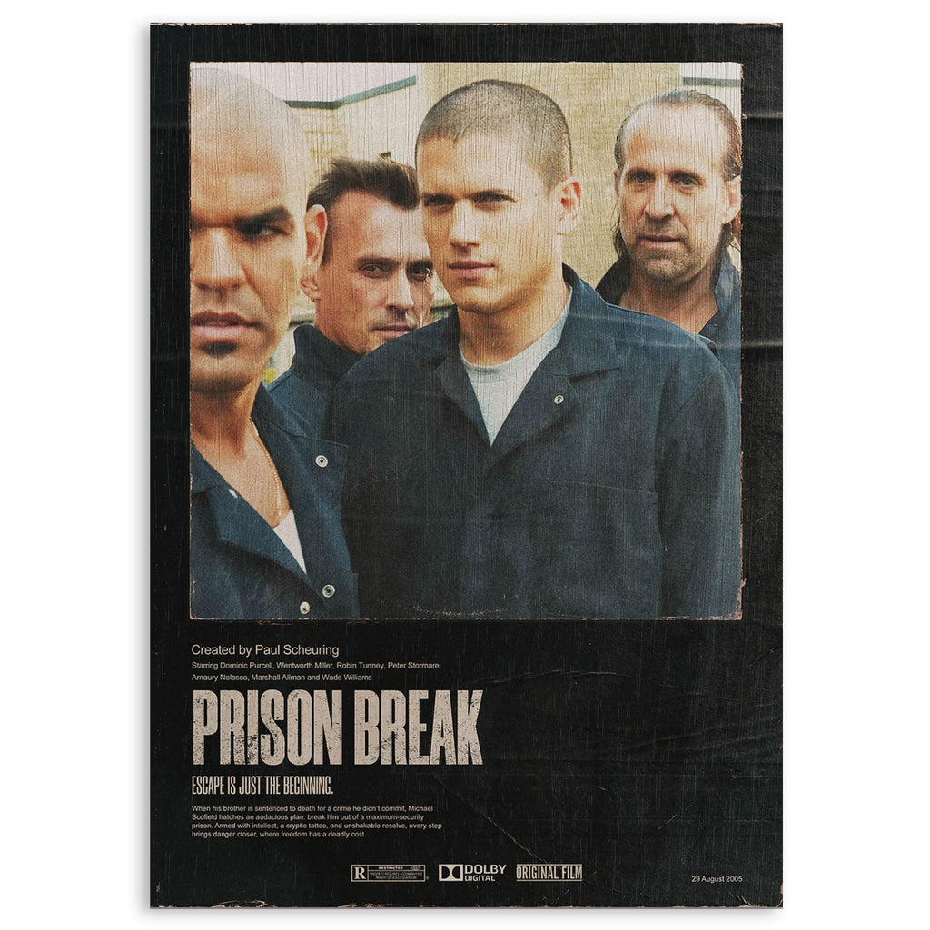 Prison Break Wood Print by OnWood Australia