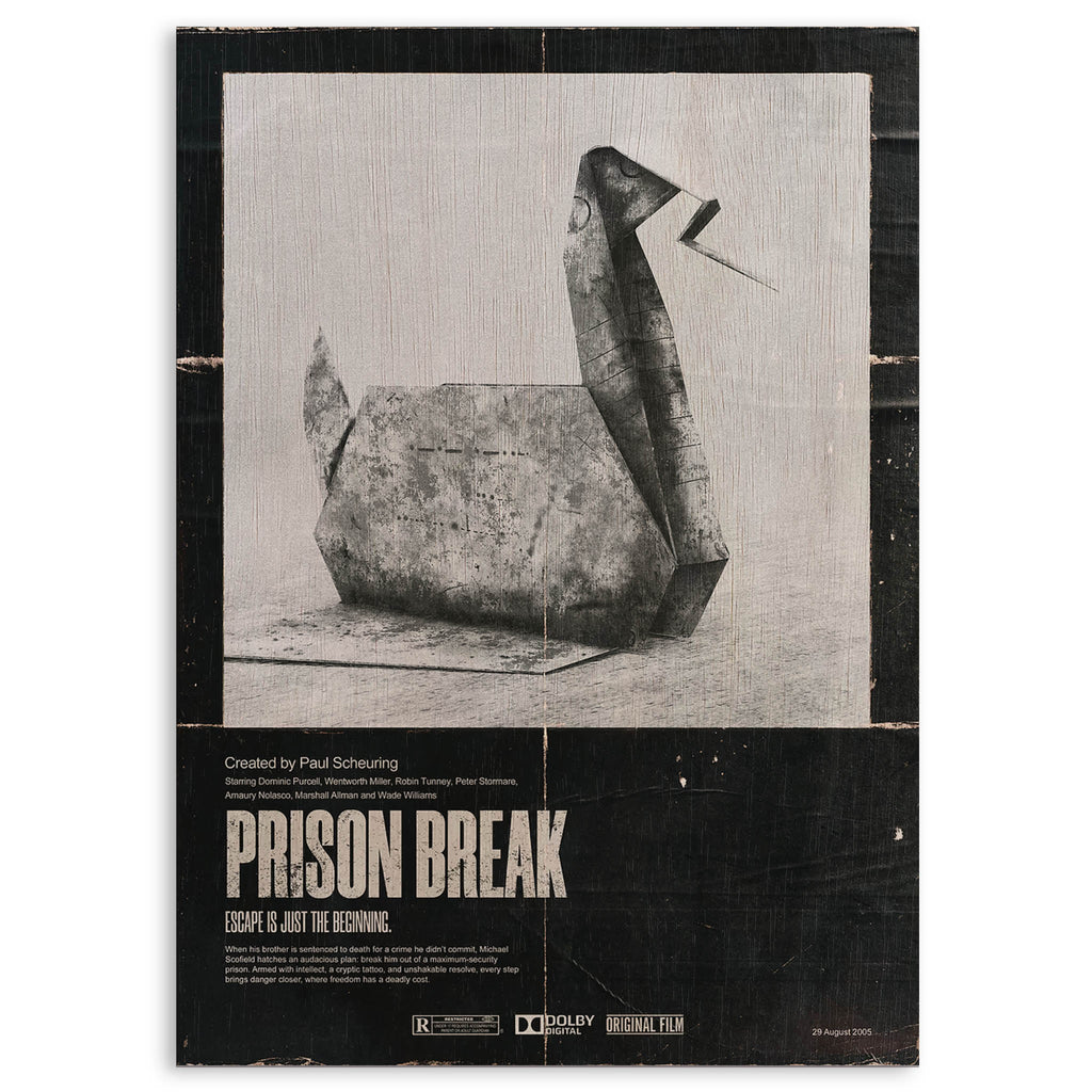 Prison Break Wood Print by OnWood Australia