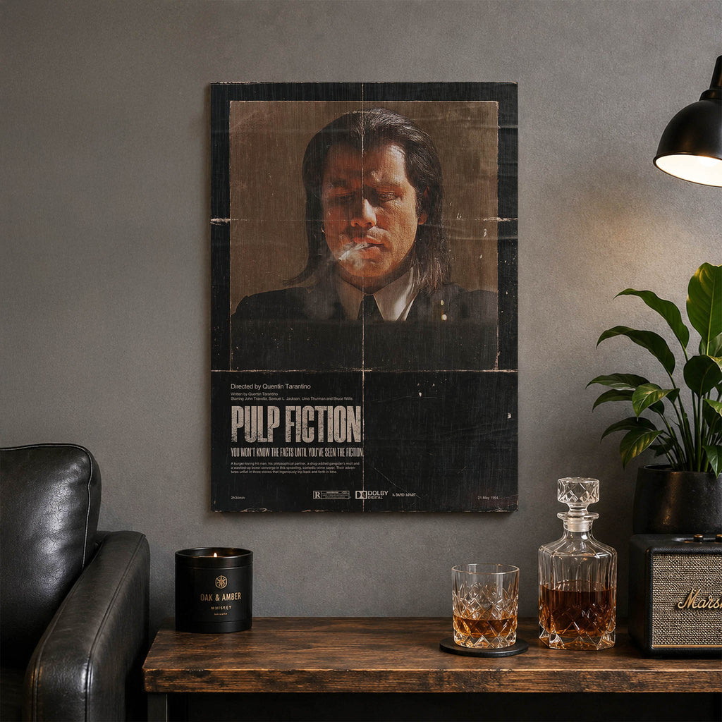 Pulp Fiction Wood Print by OnWood Australia