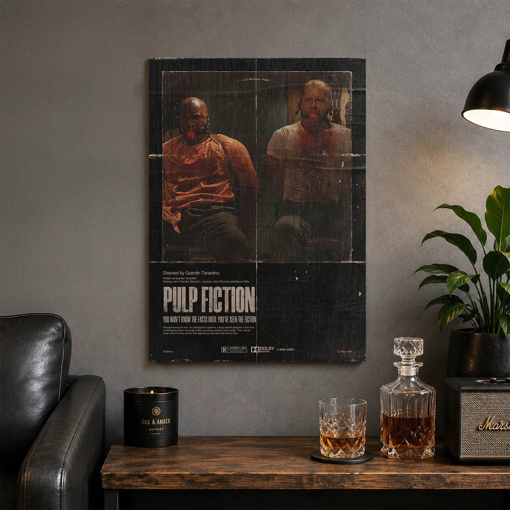 Pulp Fiction Wood Print by OnWood Australia