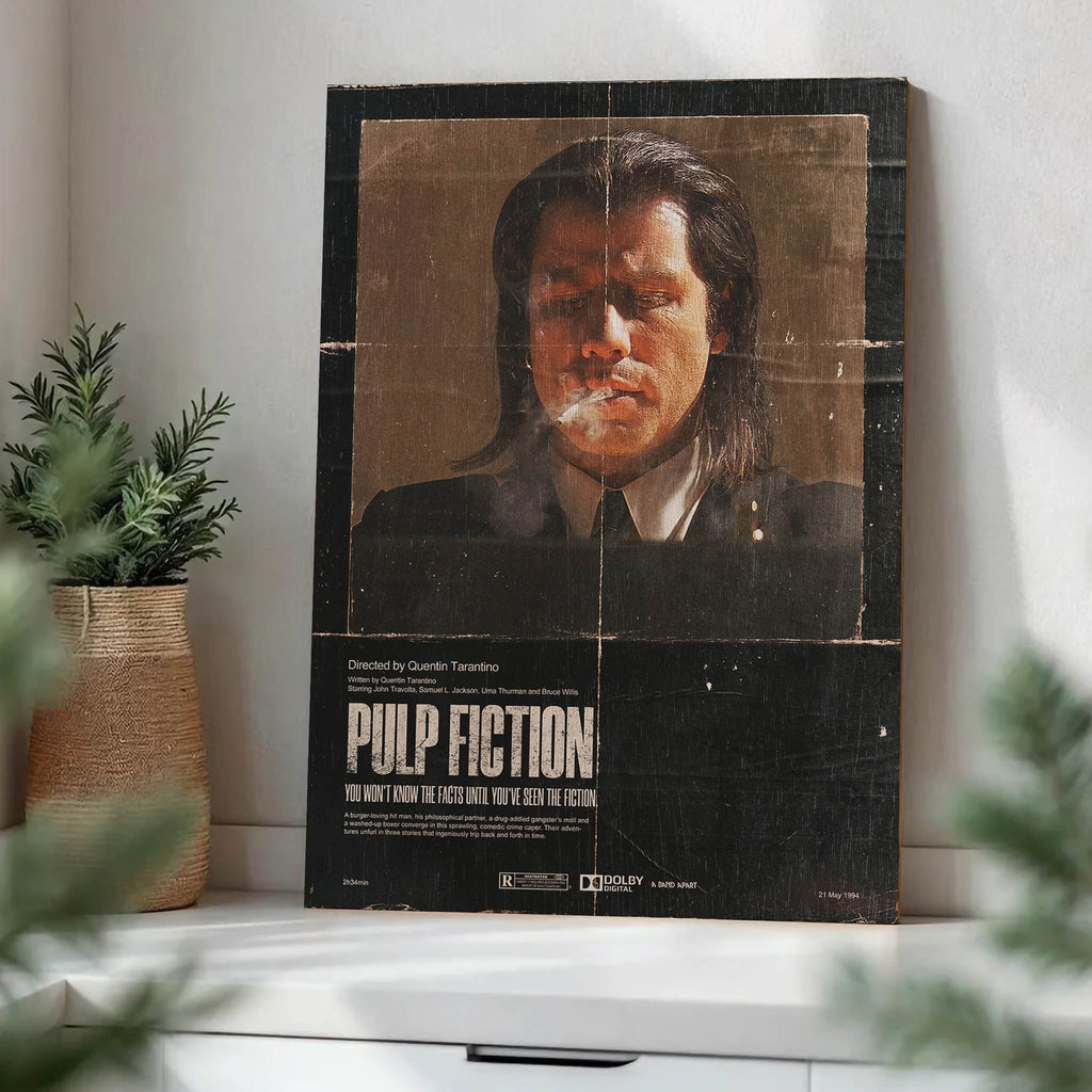 Pulp Fiction Wood Print by OnWood Australia