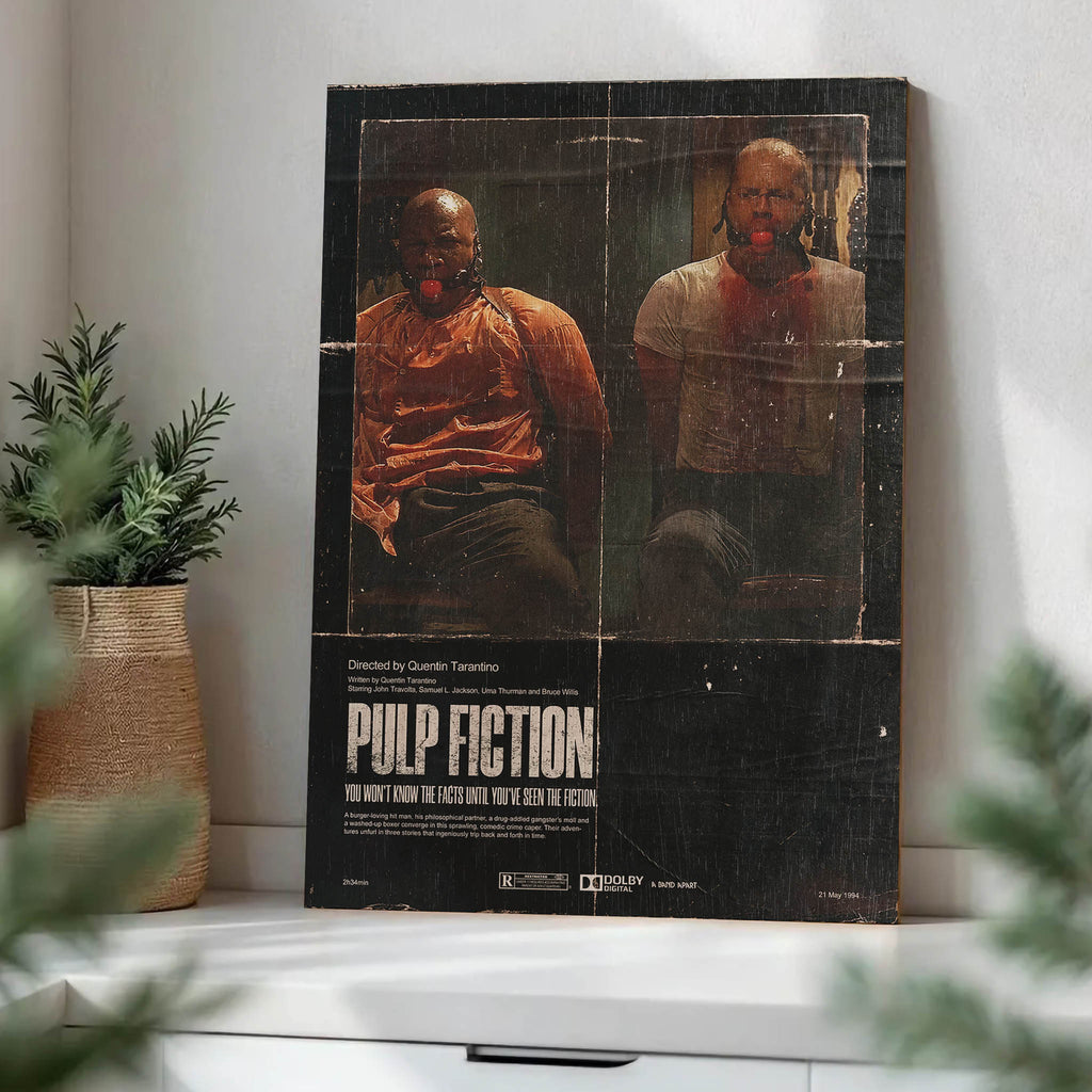 Pulp Fiction Wood Print by OnWood Australia