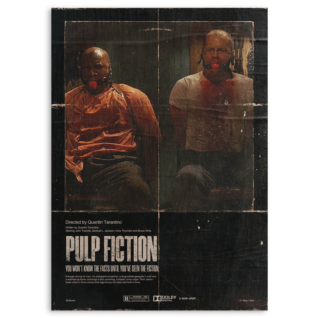 Pulp Fiction Wood Print by OnWood Australia