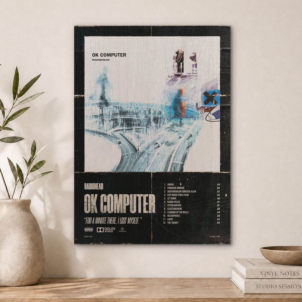 Radiohead Wood Print by OnWood Australia