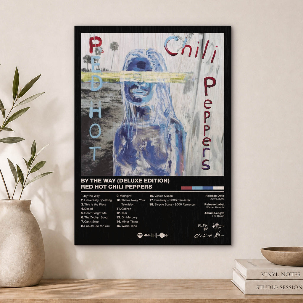 Red Hot Chili Peppers By the Way Wood Print by OnWood Australia