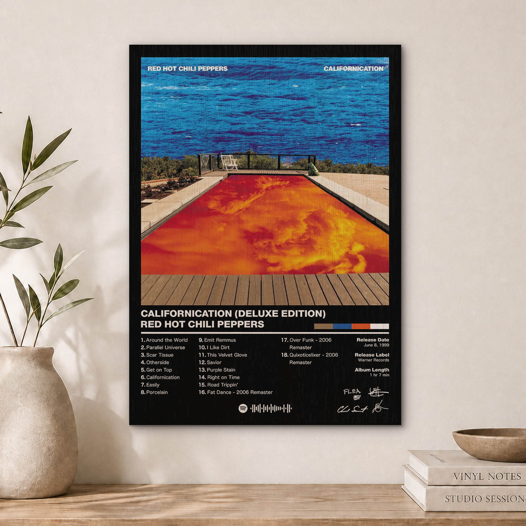 Red Hot Chili Peppers Californication Wood Print by OnWood Australia