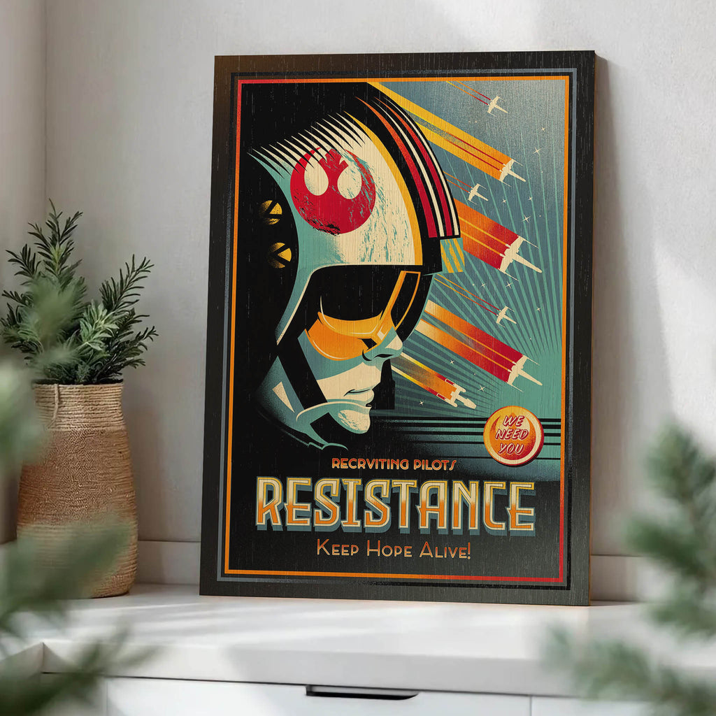 Resistance Pilots Wood Print by OnWood Australia