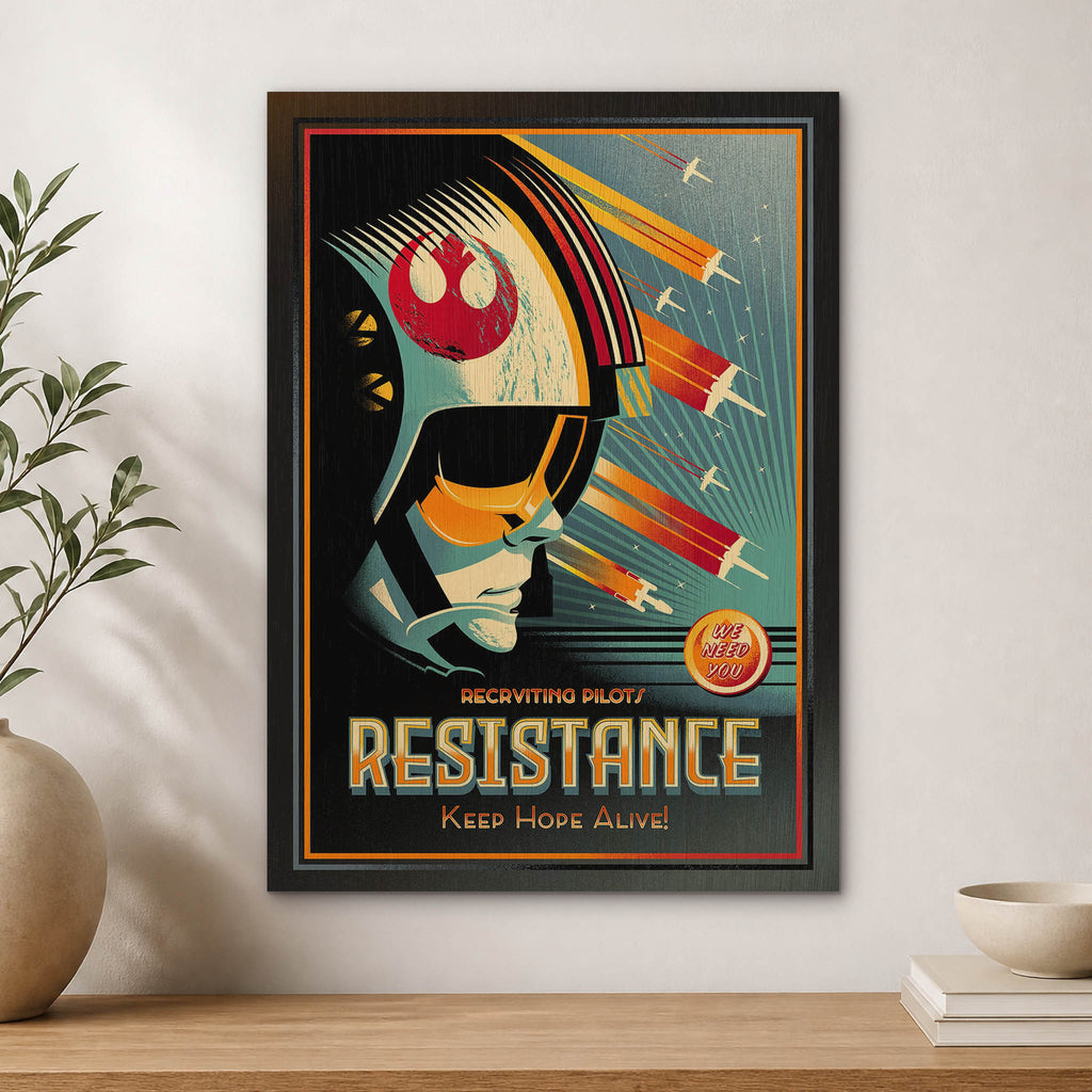 Resistance Pilots Wood Print by OnWood Australia