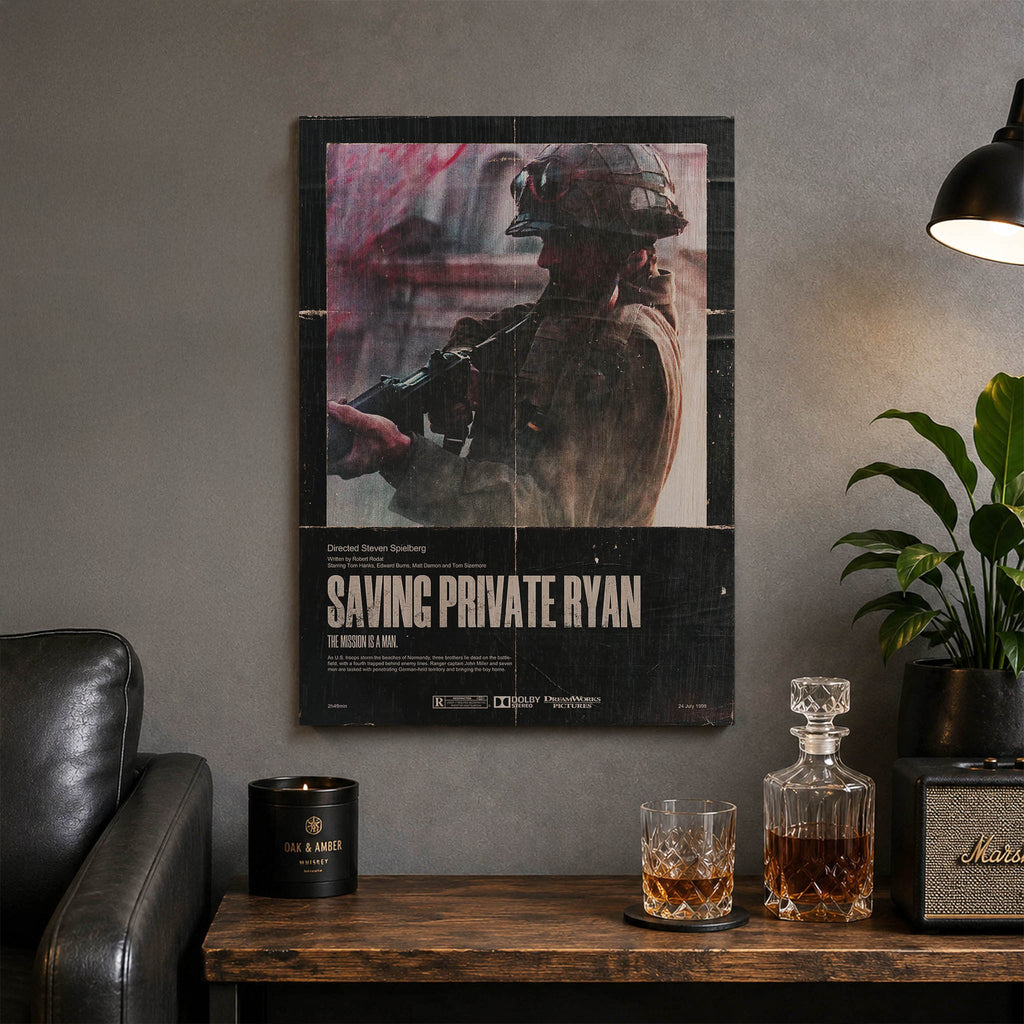 Saving Private Ryan Wood Print by OnWood Australia