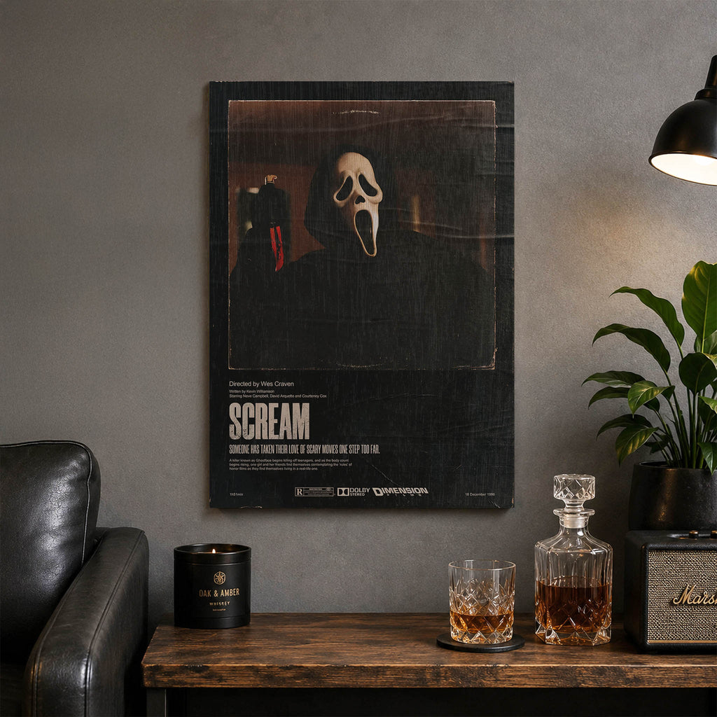 Scream Wood Print by OnWood Australia