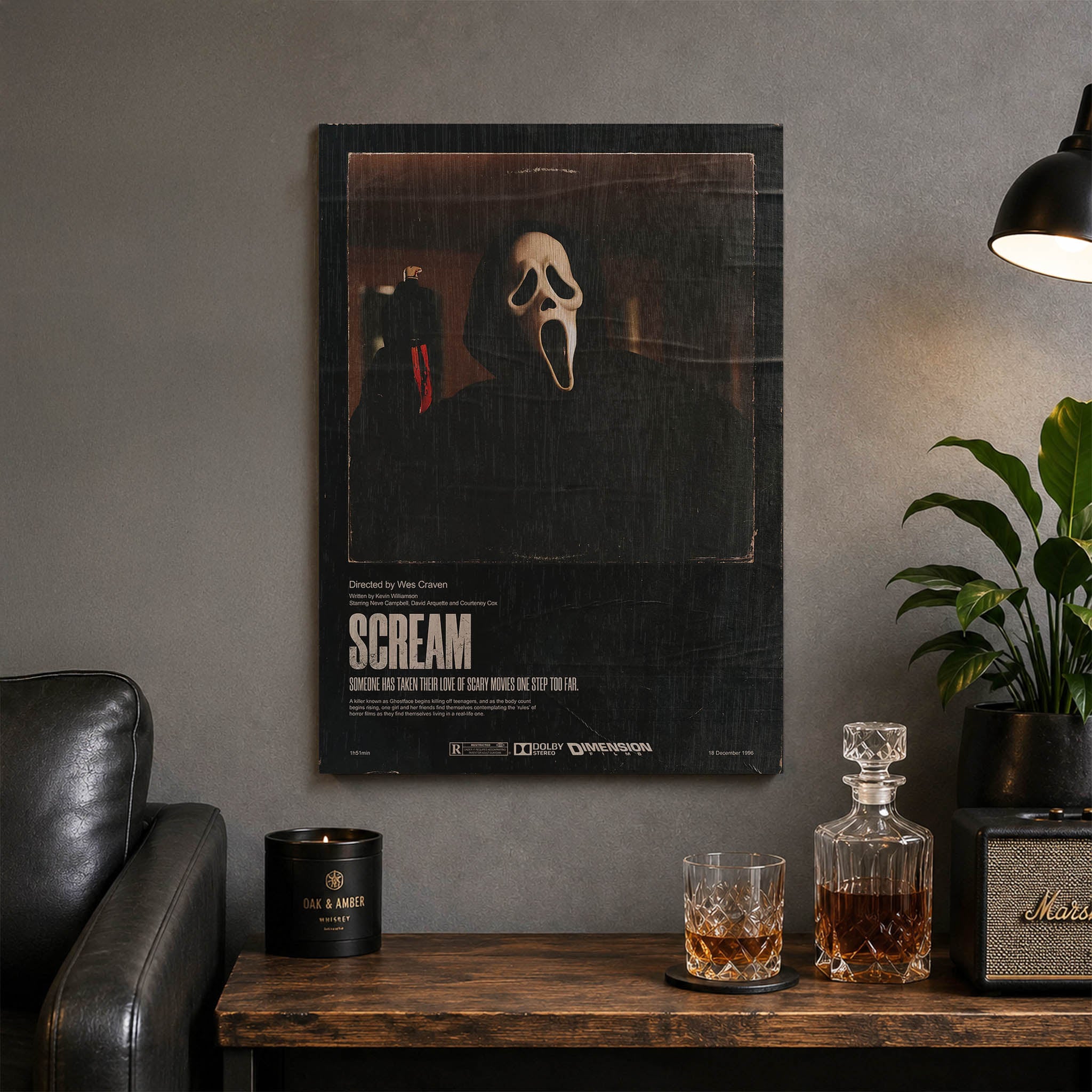Scream Wood Print by OnWood Australia