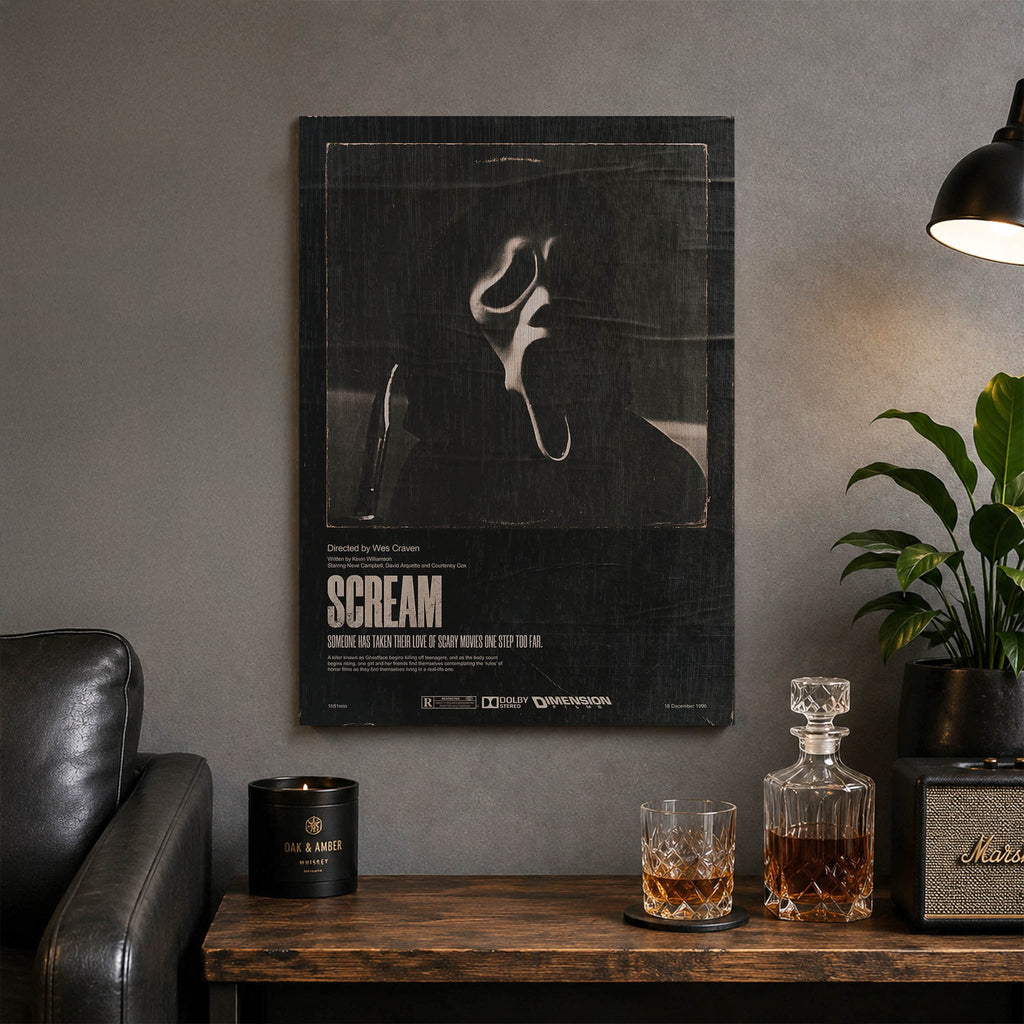 Scream Wood Print by OnWood Australia
