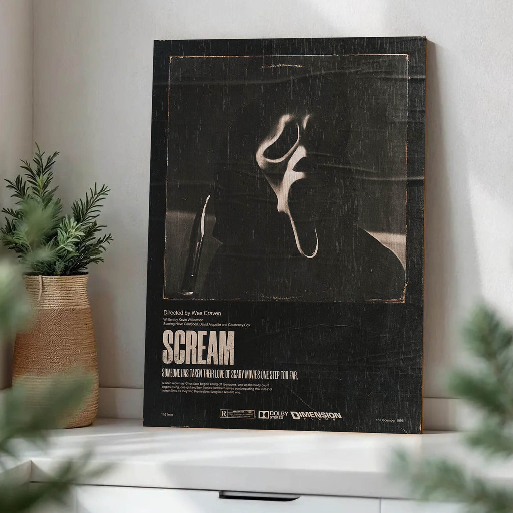 Scream Wood Print by OnWood Australia