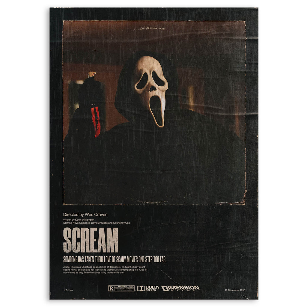 Scream Wood Print by OnWood Australia