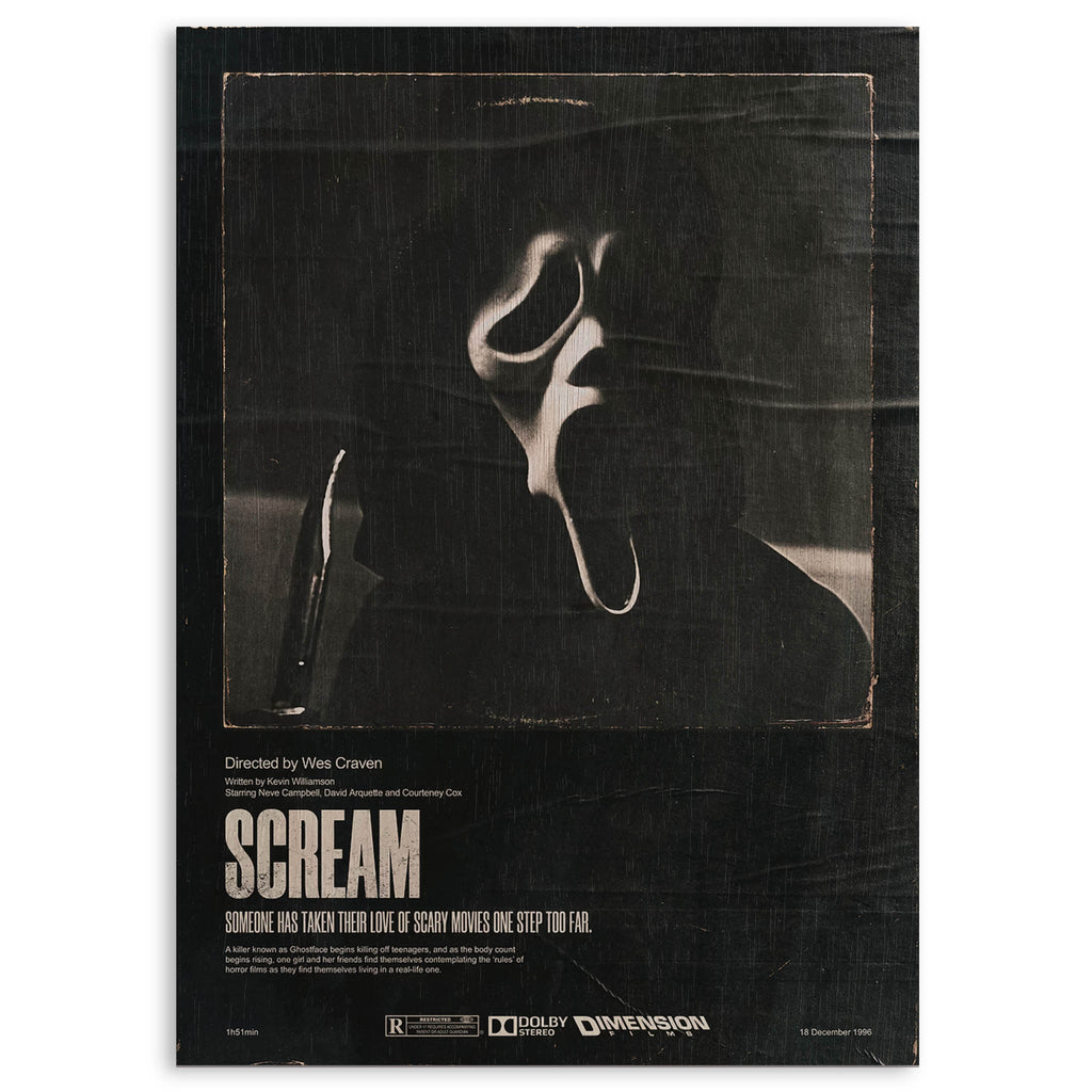 Scream Wood Print by OnWood Australia