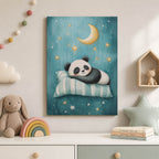 Sleeping Panda Wood Print by OnWood Australia