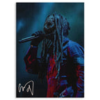 Slipknot Corey Taylor Wood Print by OnWood Australia