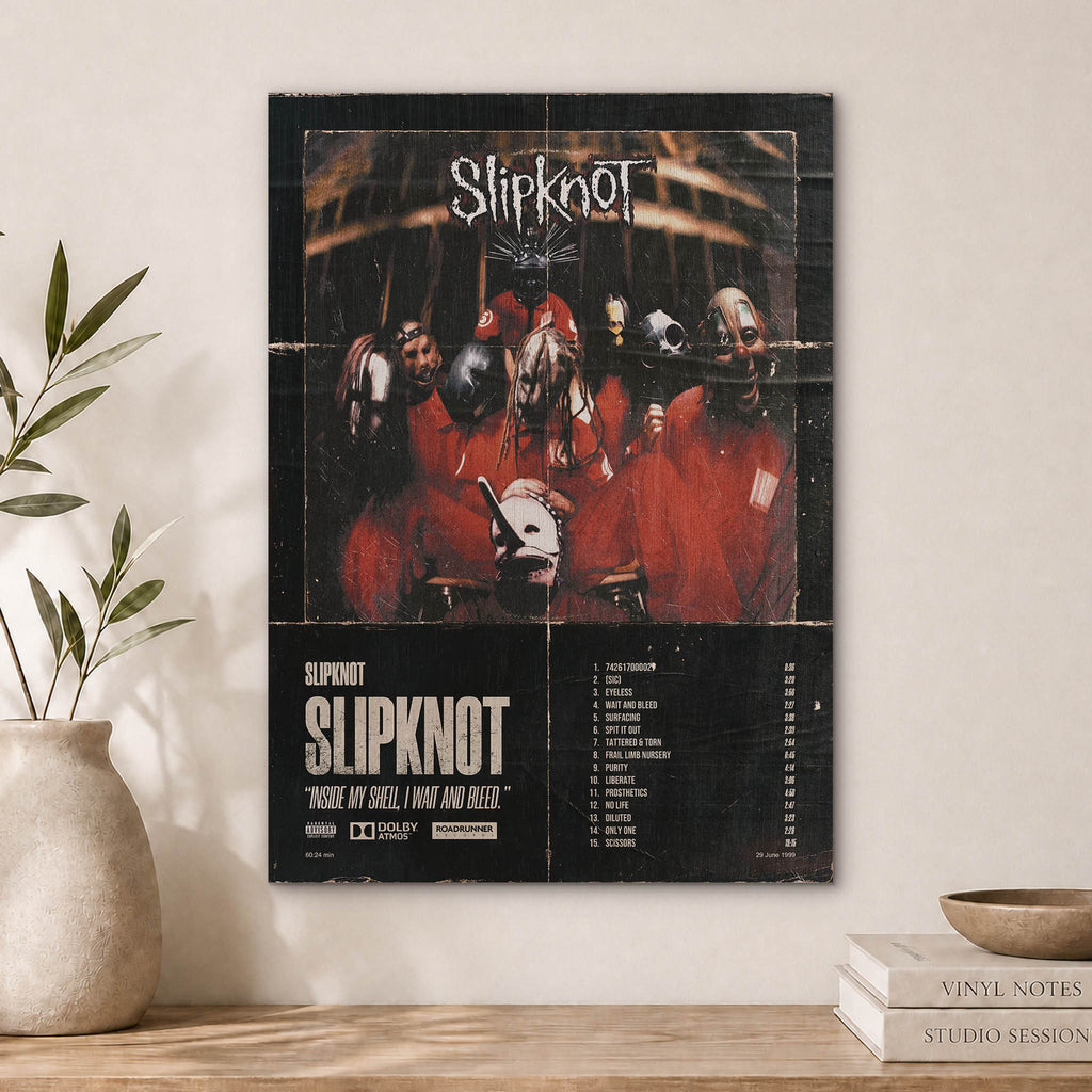 Slipknot Wood Print by OnWood Australia
