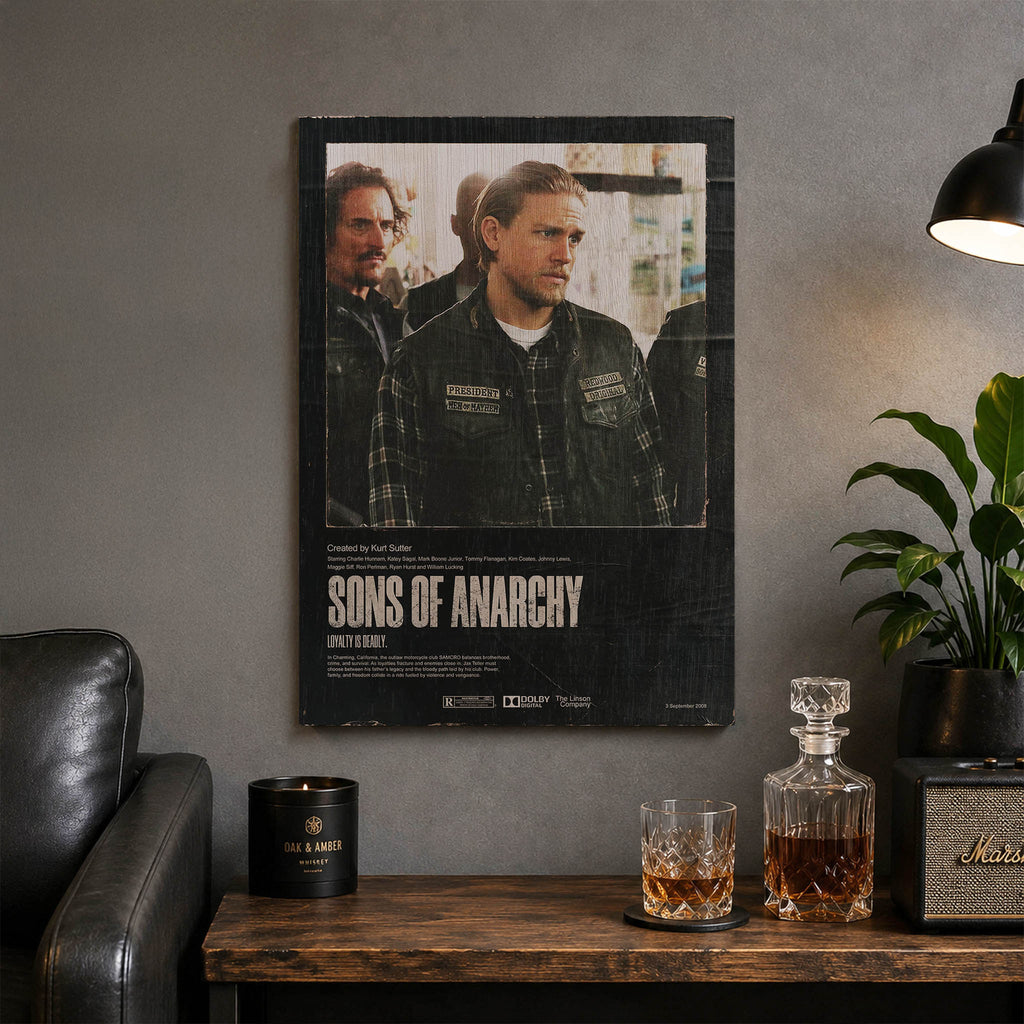 Sons of Anarchy Wood Print by OnWood Australia