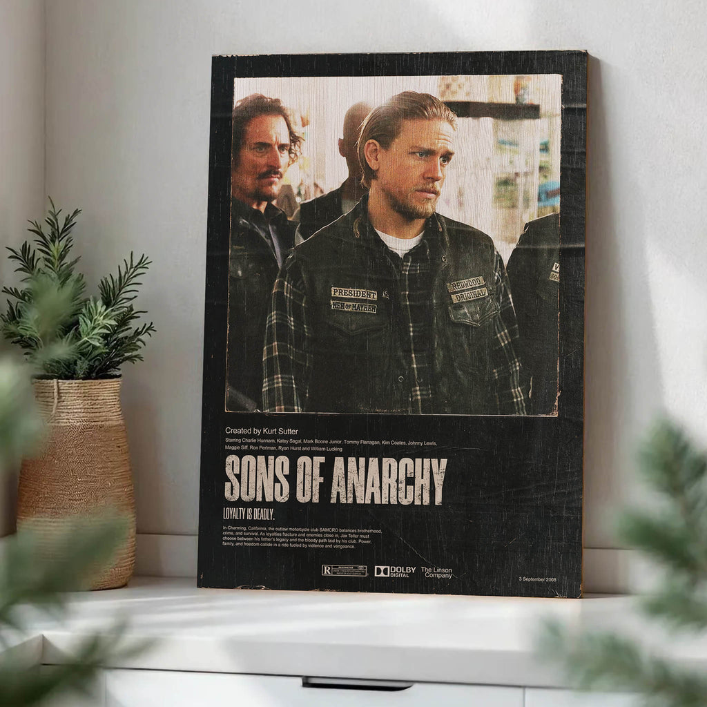 Sons of Anarchy Wood Print by OnWood Australia