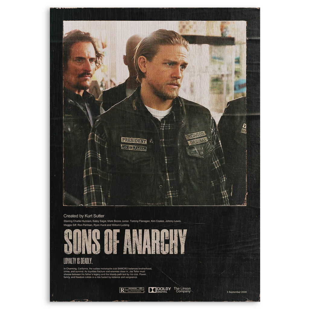 Sons of Anarchy Wood Print by OnWood Australia