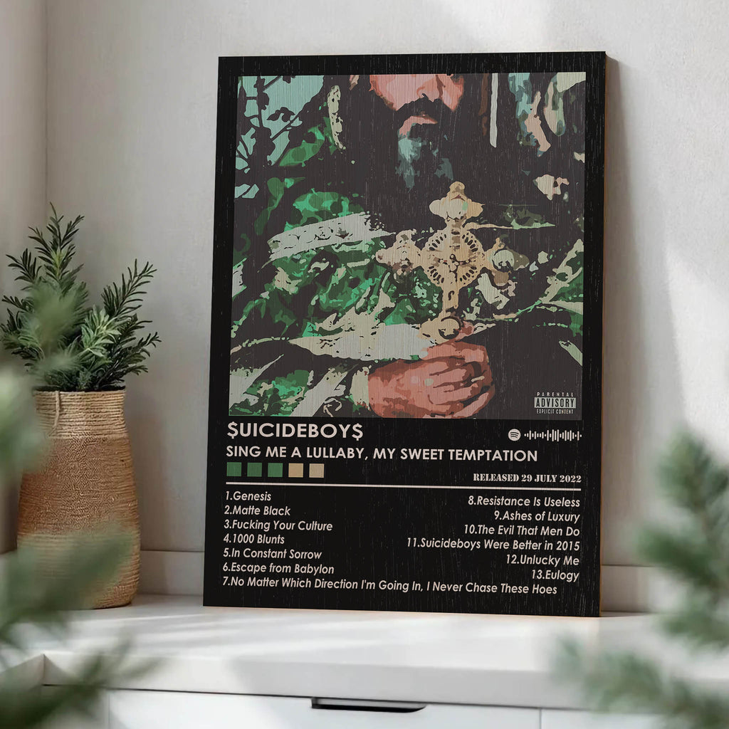 Suicideboys Wood Print by OnWood Australia