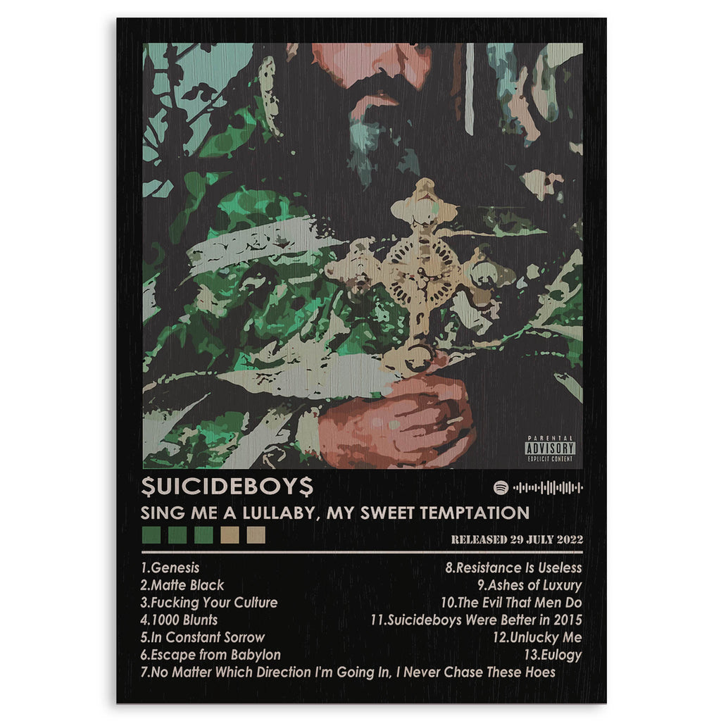 Suicideboys Wood Print by OnWood Australia