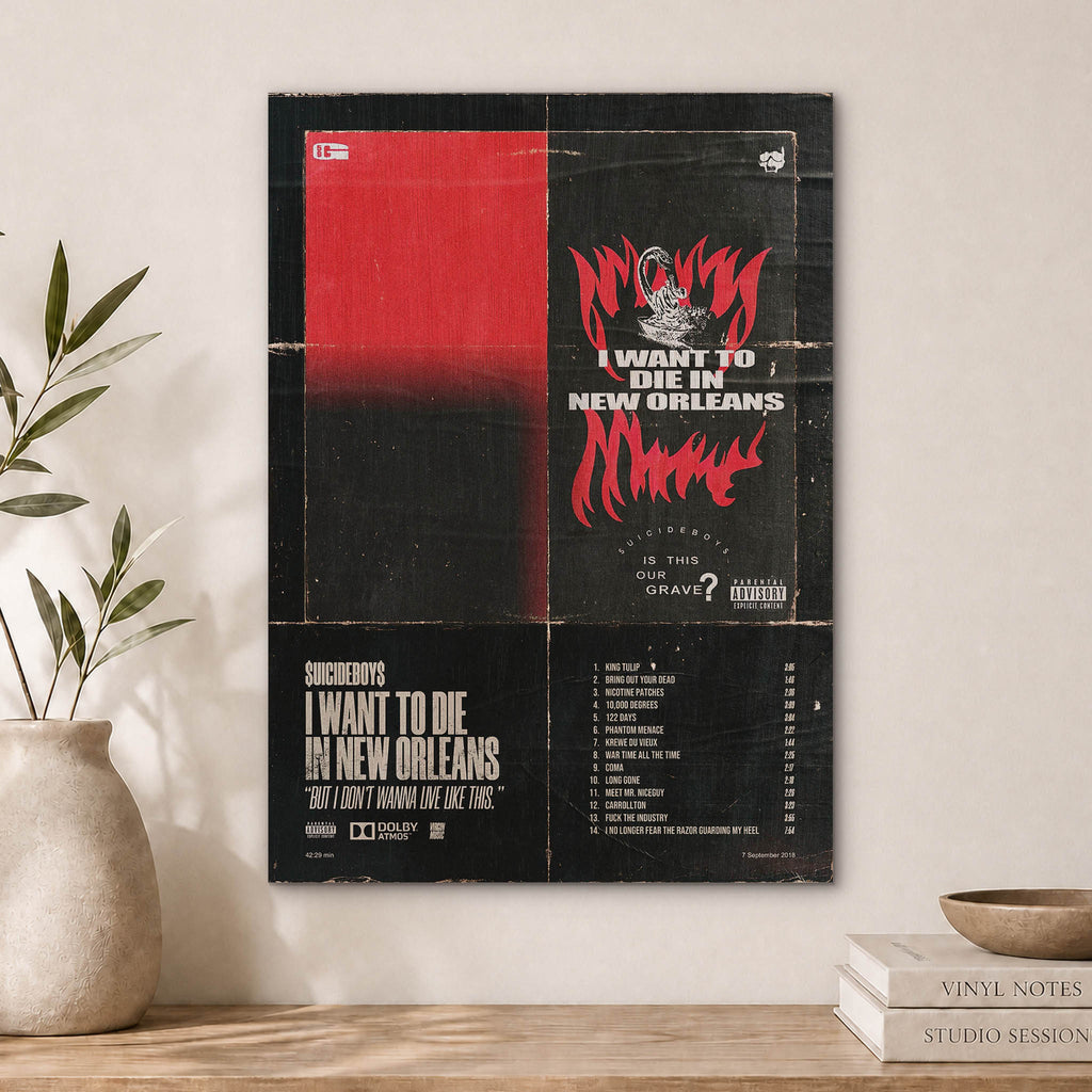 Suicideboys Wood Print by OnWood Australia