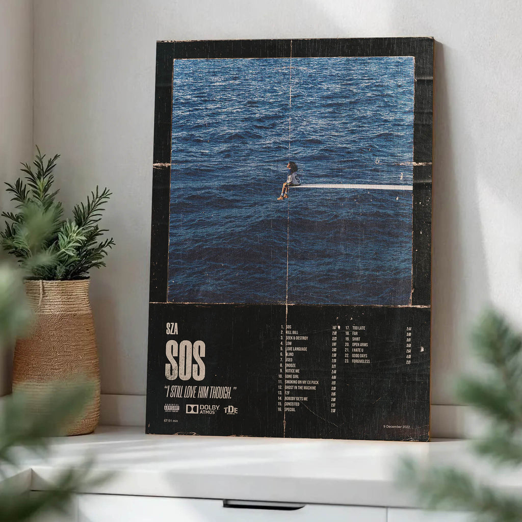 SZA Wood Print by OnWood Australia