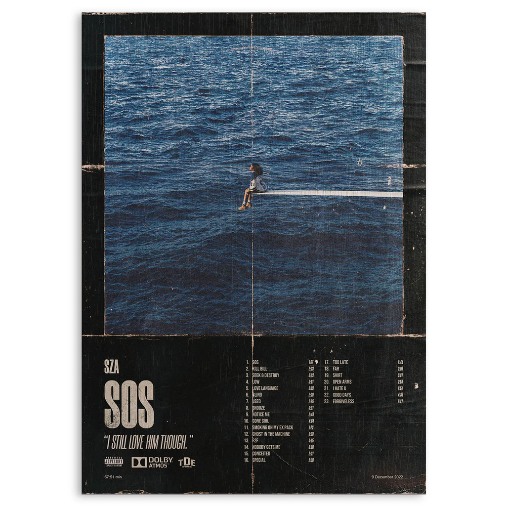 SZA Wood Print by OnWood Australia