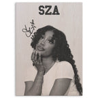 SZA Wood Print by OnWood Australia