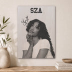 SZA Wood Print by OnWood Australia