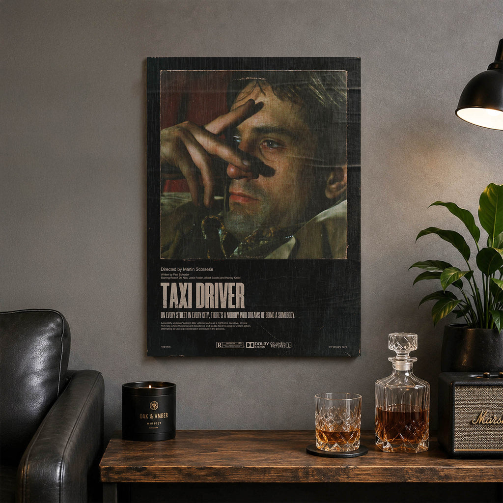 Taxi Driver Wood Print by OnWood Australia