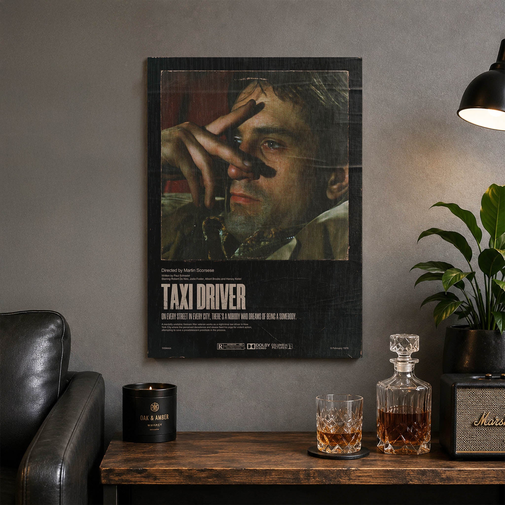 Taxi Driver Wood Print by OnWood Australia